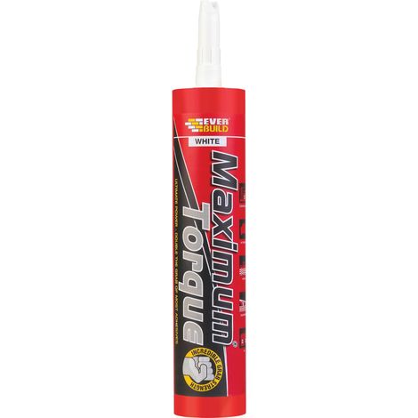 Everbuild Maximum Torque Adhesive White 290ml (1/4)