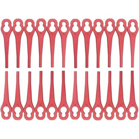 Replacement Blades - Compatible with Trimmer Edger - Pack of 100 - Plastic - Sharp - Versatile (1/4)