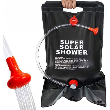 Solardusche für Touristencamping 20L Feld