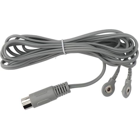 Câble d'électrodes avec 2 connecteurs à pression 5P pour appareil de massage portable de physiothérapie, 2,5 m (1/5)