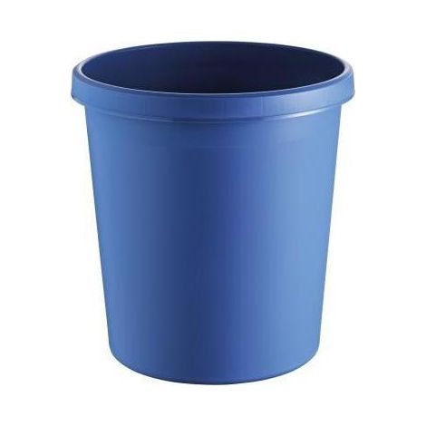 helit Papierkorb H6105834 18l rund Kunststoff blau (1/2)