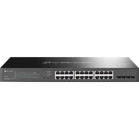 TP-Link Omada TL-SG2428P Managed L2/L2+ Gigabit Ethernet (10/100/1000) Power over Ethernet (PoE) 1U Schwarz (1/5)
