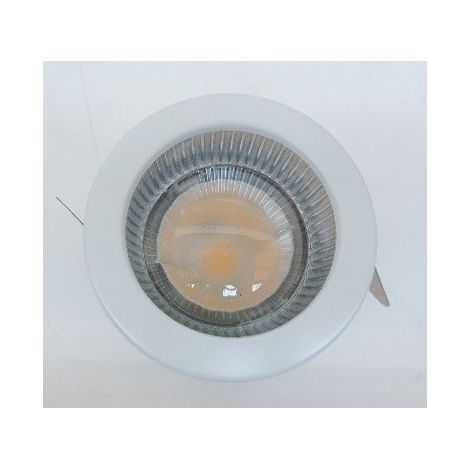 Plafonnier downlight LED 32W bord blanc Ø 85mm fixe blanc chaud 3000K 1380lm 750mA (driver non incl) IP20/44 TARGETTI 1T2792