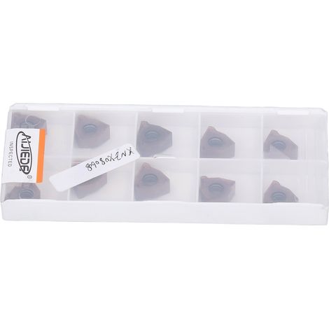 10 Stück Hartmetall-Dreheinsätze, beschichtet, für DIY-CNC-Drehmaschinen, Holzbearbeitungswerkzeuge WNMU080608EN-GH (1/5)