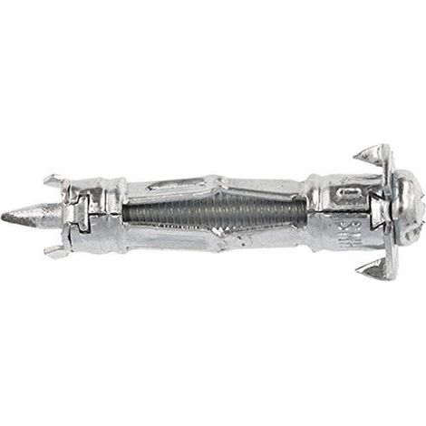 16 - Cheville - Vis - Auto-foreuse Pour Plaque De Plâtre Fixation Mur Creux Gris 4x35mm