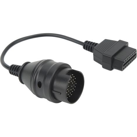 Câble adaptateur diagnostic 38 broches vers OBD2 ABS antiusure 28 cm remplacement pour Mercedes Benz (1/5)