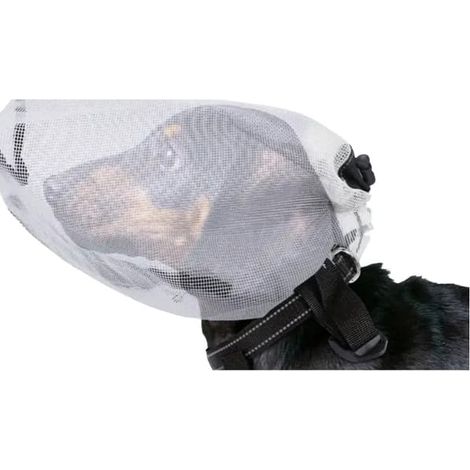Masque anti-moustiques portable pour chien - Protection respirante contre les insectes, compatible avec les chiens, 30 cm (1/5)