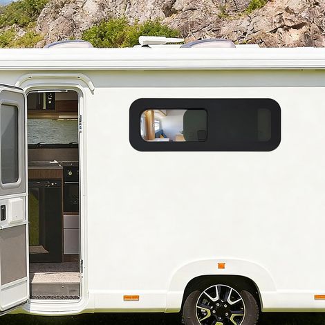 Fenêtre coulissante horizontale pour camping-car 780 x 280 mm, fenêtre pour caravane (1/5)