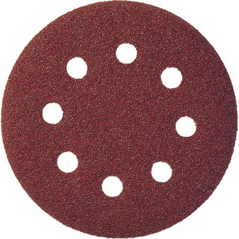 Meule Velcro bois 125 mm K 60 8 trous