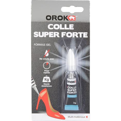 Colle Super Forte Instantanée Gel Tube 3g (1/4)