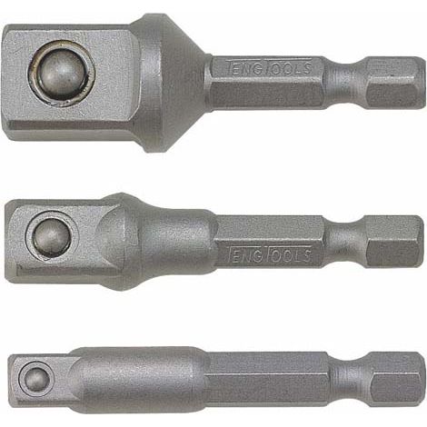 Adaptateur, 1/4 hexagonal à carré, 1/4 Tengtools ACCSDA1414