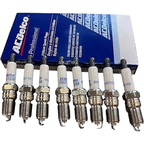 8 bougies d'allumage authentiques 41-110 à l'iridium 12621258 pour Chevy GMC 4.8L 5.3L 6.0LFYL (1/5)