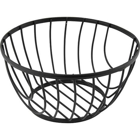 Apollo Flat Iron Fruit Basket Round (1/3)