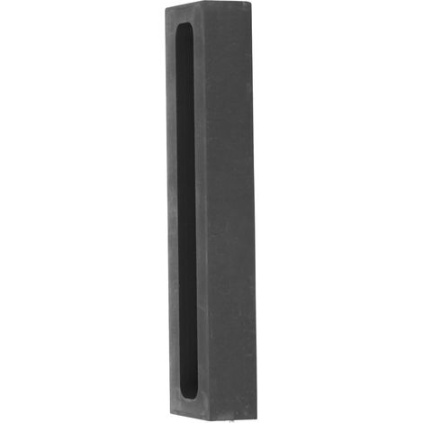 Moules rectangulaires de coulée en or et en argent de haute pureté et résistants à la chaleur, fabriqués à partir de lingots de graphite, utilisés pour la fusion des métaux. (1/5)