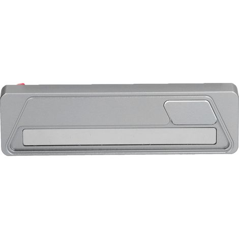 Temporäres Parkschild aus Aluminiumlegierung mit Telefonnummer, Autoparkplatz-Zubehör, Grau (1/5)