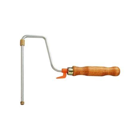 Monture Rouleau Bois 180mm Manche Bois Verni, Robustesse - Générique