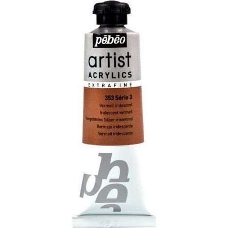 Peinture Acrylique - Pébéo - 908353 - Vermeil Iridescent - 37 ml - Extra Fine