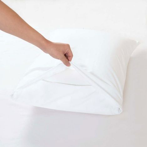 Taie D Oreiller - Microfibre Brossée - 75 x 50 Cm - Hypoallergénique Respirant - Lot De 2 (1/5)