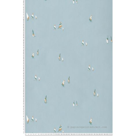 Papier peint Enfant Bleu Cuisines & Bains Lutèce