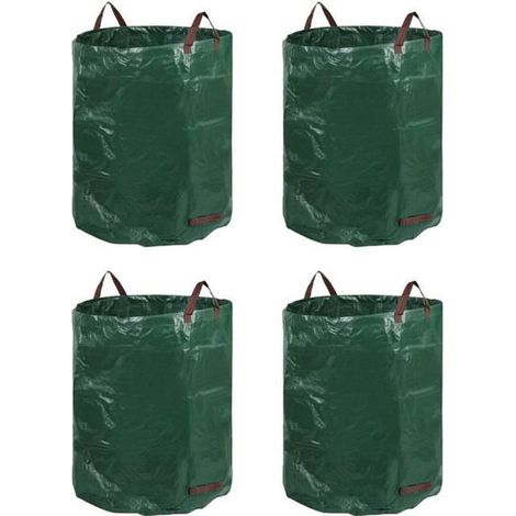 4x Sacs À Déchets Jardin 272 L Grande Capacité (1/4)