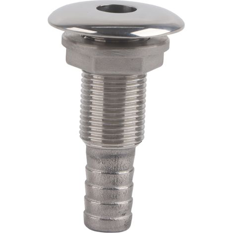 Sortie d'eau extérieure en acier inoxydable pour bateau, évacuation de fond de coque yacht, accessoire de vidange MJS022‑3/8in (1/5)