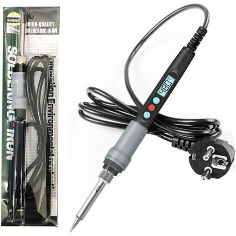 Soudure Électronique - Fer à Souder 90 W - Température Réglable 180 À 480 °C - Prise UE 220 V - Pour Réparation Électronique Professionnelle et Amateur (1/5)