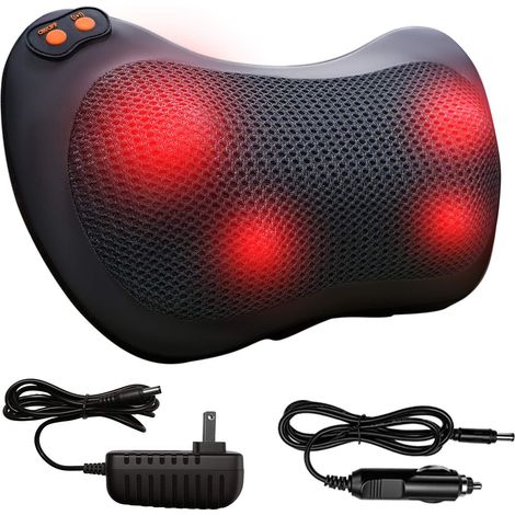 Filiyano – oreiller pour voiture ou – Appareil de massage multidirectionnel trapèze électrique, oreiller pour voiture ou maison, massage shiatsu par (1/5)