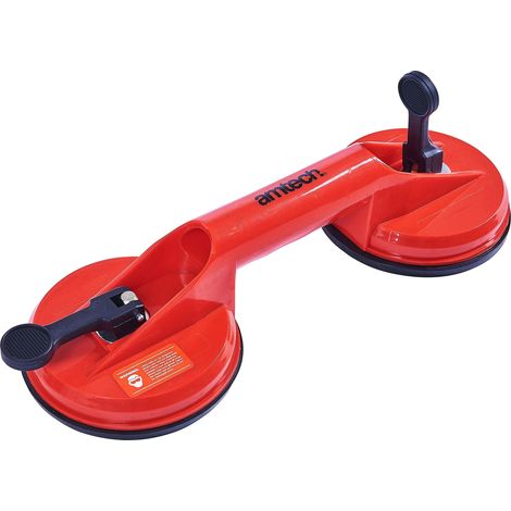 GLASS WINDOW LIFTER 2X SUCTION CUP DOUBLE HEAD 4.5"" DENT REMOVER PULLER J1870
