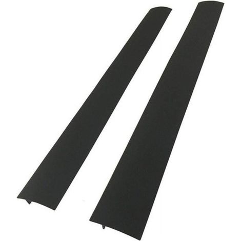 Lot de 2 joints silicone étanches pour cuisine, couvre-espace de cuisinière long et extra large, bande de remplissage entre four et plan de travail, lave-vaisselle, sèche-linge, protection thermorésis (1/4)