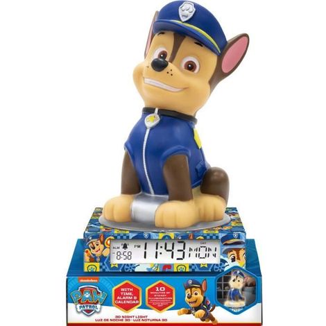 Lampara 3D con despertador Patrulla Canina Paw Patrol (1/5)