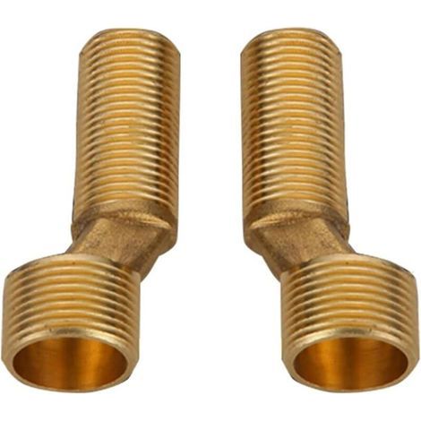 Pair Csparkv – Raccord excentré pour mitigeur bain douche – Laiton de haute qualité – Espacement réglable 135-165 mm – Filetage G1/2 à G3/4 (1/3)