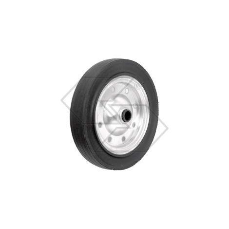 Rueda de goma maciza con disco metálico máquina agrícola Ø 20mm anchura del agujero 58mm