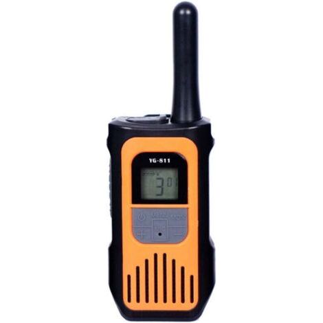 Talkie Walkie Rechargeable Enfants Adultes 2 Pièces, Talkie-Walkie Longue Portée avec 16 Canaux Radio à 2 Voies Écran LCD, Walkie Talkie USB avec pour Jeu d'Aventure, Randoneé, Vélo