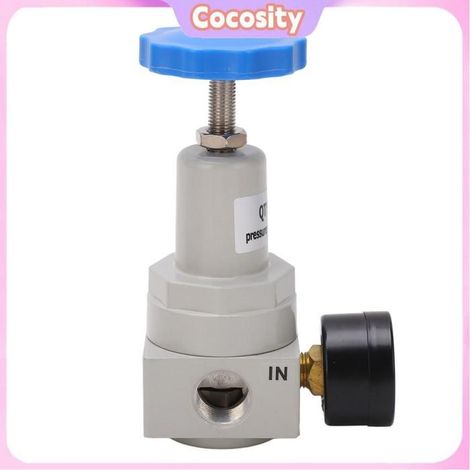 Cocosity Régulateur de pression d'air Contrôleur De Régulateur De Pression Air Réducteur bricolage regulation QTÉH-15 0,15‑4,0MPa (1/5)