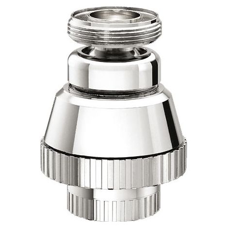 Doccetta a snodo con aeratore filetto maschio 24x1 cromata, H.50 mm 01320000CR (1/2)