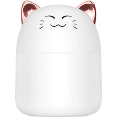 250lm Home Deco Factory Diffuseur d'Huiles Essentielles Chat Led'Kawaii, Design Adorable, Éclairage LED Multicolore, Maison, Ambiance Relaxante, Taille Compacte (1/5)