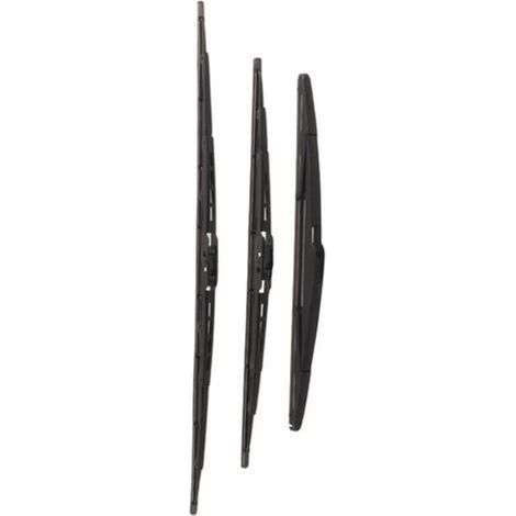 Balais d'essuie-glace avant et arrière 3 pièces Pour Citroën C3 Mk1 2002-2008 Lames pneumatiques pour performance par tous les temps - YCTZE4ZVUTMA5RD (1/5)