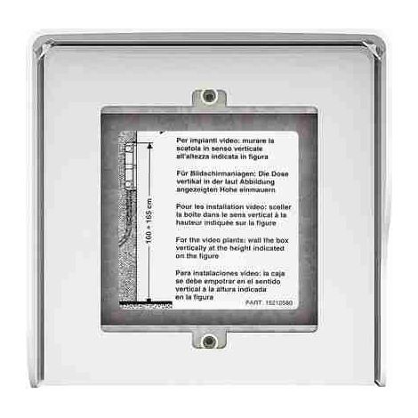 BTI350612 1-Modul-Wanddose mit Regenschutz