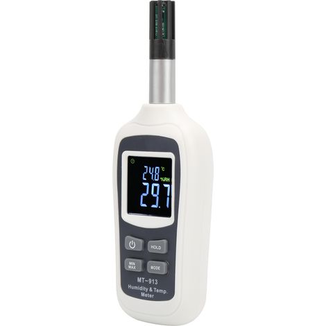 MT-913 Thermometer-Hygrometer, Mini-LCD-Digitalmessgerät für Temperatur und Luftfeuchtigkeit (1/5)