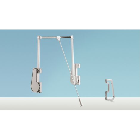 Kleiderlift Duo Lift 15 Tragkraft 15 kg Alu.Finish (1/5)