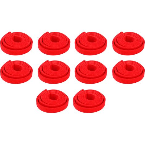 10 Bandes de feutre rouge 110cm pour accord et réparation de piano, entretien professionnel (1/5)