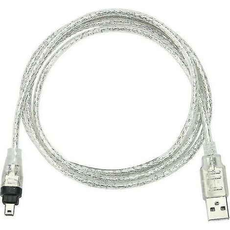 Cavo adattatore da USB maschio a FireWire IEEE 1394 a 4 pin, cavo Ilink 1394 per Sony