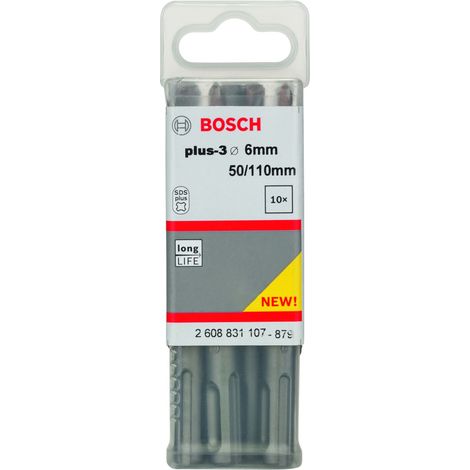 Brocas para martillos perforadores SDS plus-3  BOSCH 2608831107 (1/3)