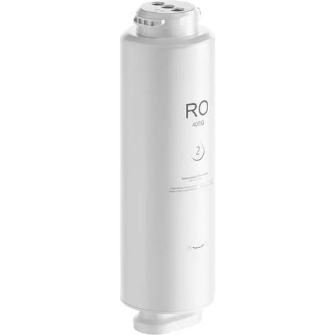 Filtro de agua de repuesto, filtración de 9 etapas, caudal de 400 GPD, color blanco. (1/2)