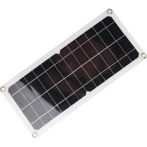 10W 12V USB-Ausgang Solarpanel-Akkuladegerät Monokristallines Silizium-Solar-Mobilstromversorgung (1/5)