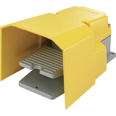 Interrupteur à pédale 380 V/AC 15 A 1 pédale avec capot de protection 1 inverseur FS-502 1 pcs.
