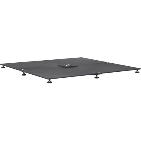 Maison Exclusive - Sonnenschirmständer Dunkelgrau 100 x 100 x 4 c