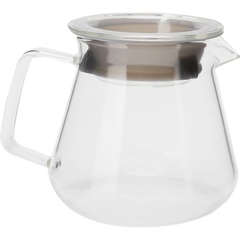 Cafetière à filtre en verre, 500 ml, idéale pour la maison, le bureau, un café ou un magasin. (1/5)