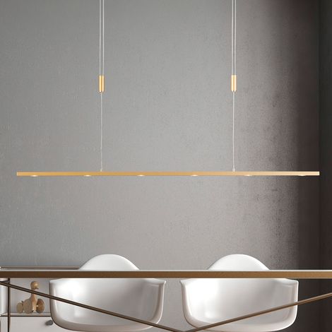 [GEBRAUCHT] B-Ware Rothfels Led Pendelleuchte Tolu Messing 119 Cm Lichtquelle Warmweiß Dimmbar Led