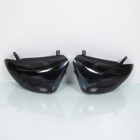 Seitenabdeckungen schwarz + Flamme für Motorrad Triumph 2300 (1/5)